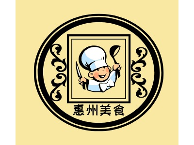惠州美食LOGO设计