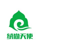 河北绒尚天使logo标志设计