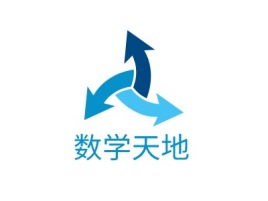 广东数学天地logo标志设计
