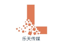 乐天传媒logo标志设计