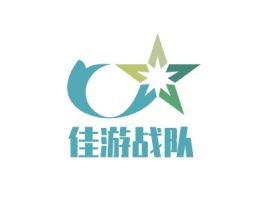 佳游战队logo标志设计