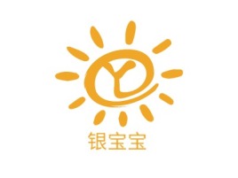 银宝宝门店logo设计