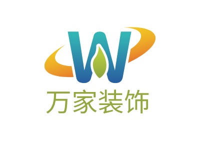 万家装饰LOGO设计