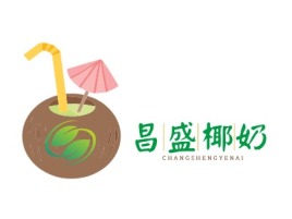 海南昌盛椰奶品牌logo设计