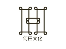 何田文化logo标志设计