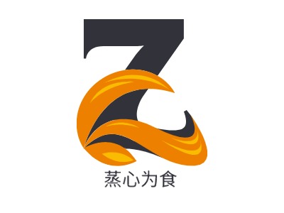 蒸心为食LOGO设计