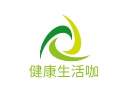 健康生活咖logo标志设计