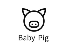 Baby Pig店铺标志设计