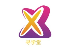 河南寻学堂logo标志设计