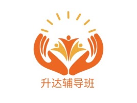 升达辅导班logo标志设计