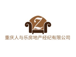 重庆人与乐房地产经纪有限公司企业标志设计