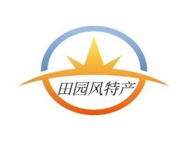 田园风特产品牌logo设计