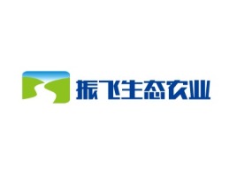 振飞生态农业logo标志设计