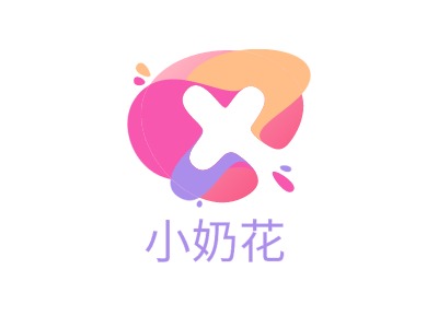 小奶花LOGO設計