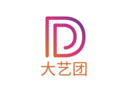 大艺团logo标志设计