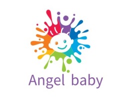 Angel baby门店logo设计