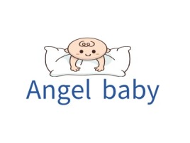 Angel baby门店logo设计