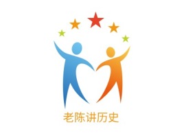 福建老陈讲历史logo标志设计