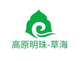 高原明珠-草海logo标志设计