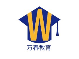 万春教育logo标志设计