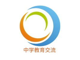 山东中学教育交流logo标志设计