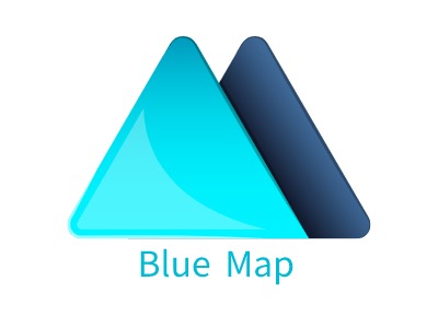 Blue MapLOGO设计