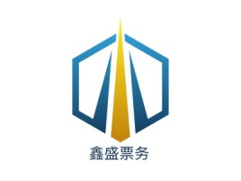 天津鑫盛票务公司logo设计