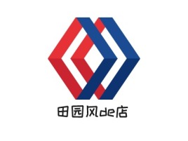 田园风de店品牌logo设计