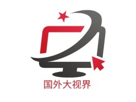 国外大视界logo标志设计