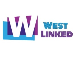 West   lin'ke'd公司logo设计
