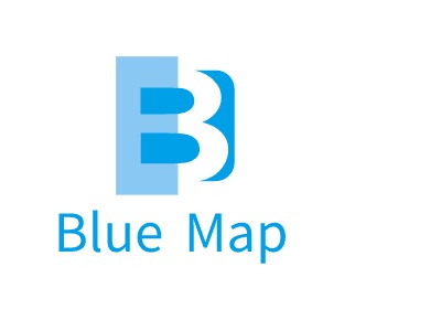 Blue MapLOGO设计