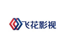 湖南飞花影视logo标志设计