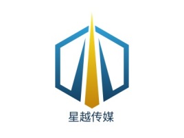 星越传媒logo标志设计