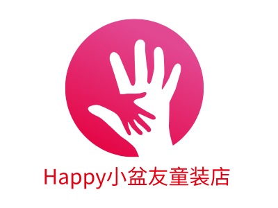 Happy小盆友童裝店LOGO設計