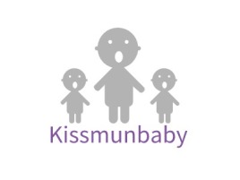 Kissmunbaby门店logo设计