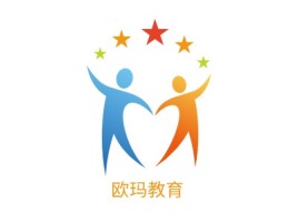 欧玛教育logo标志设计