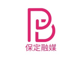 北京保定融媒logo标志设计