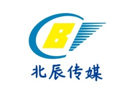 北辰传媒logo标志设计
