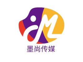 墨尚传媒logo标志设计