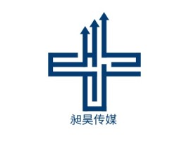 昶昊传媒logo标志设计