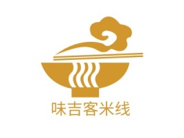 味吉客米线品牌logo设计