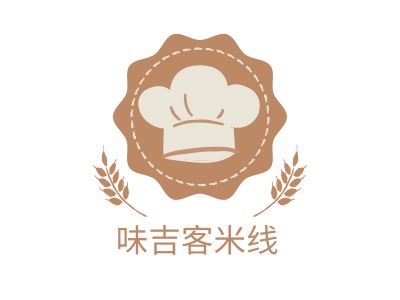 味吉客米線LOGO設(shè)計