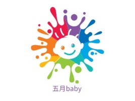 五月baby门店logo设计
