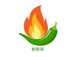 湖南食衡味店铺logo头像设计