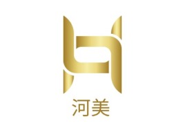 河北河美logo标志设计