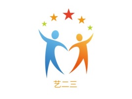 河北艺二三logo标志设计
