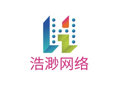 浩渺网络LOGO设计