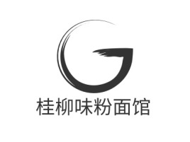 江西桂柳味粉面馆店铺logo头像设计
