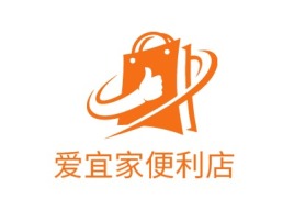 天津爱宜家便利店店铺标志设计