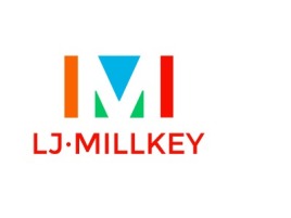 LJ•MILLKEY公司logo设计